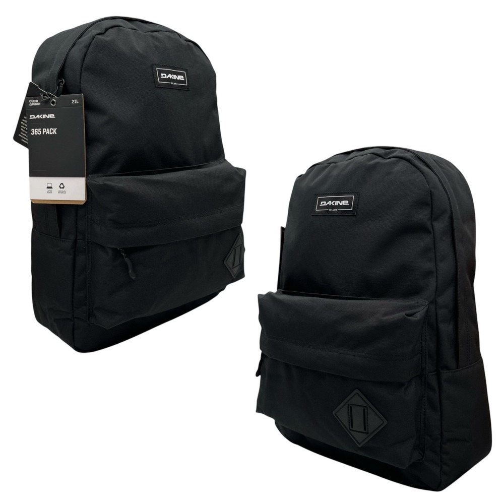 Dakine 365 Unisex Men's Women's Backpack Black  21L 18X12X8 Fits 15" Laptop